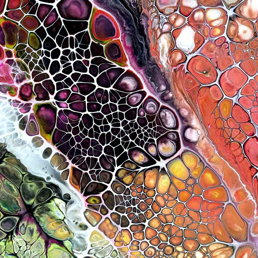 Workshop acrylgieten bij Studio Flow Feel Create